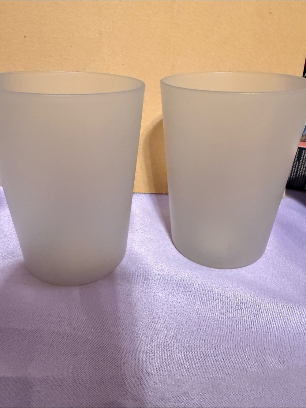 Frosted Glass Tumbler Set - 2 Pieces